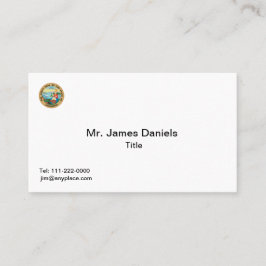 Cartão De Visita Selo Excelente do Estado da Califórnia