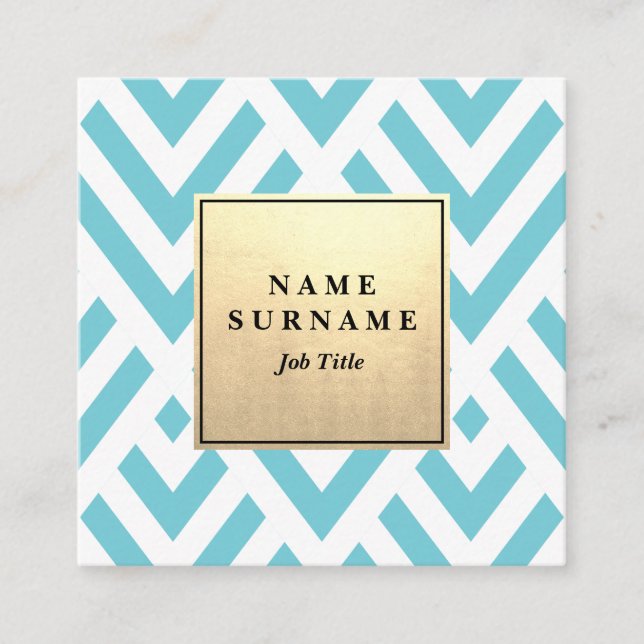 Cartão de visita sem emenda de GeometricPattern (Frente)