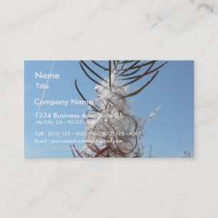 Cartão De Visita Semeando a flor