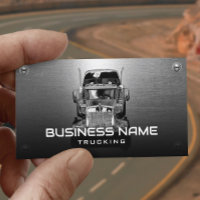 Semi Truck Professional Truck Faux Metal