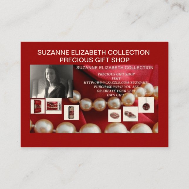 CARTÃO DE VISITA SENHORA ELEGÂNCIA COLEÇÃO (Frente)