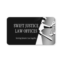 Senhora escura de Deco de justiça