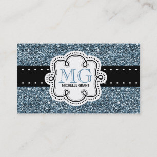 Cartão De Visita Senhoras azuis Sassy do olhar do brilho alguma