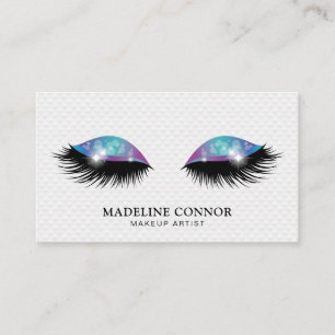 Cartão De Visita Sereia Lashes Glittering Luxo