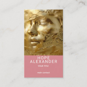 Cartão De Visita Serenidade do ouro