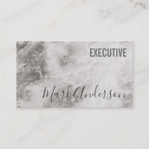 Cartão De Visita Série da assinatura do executivo   (mármore)