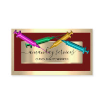 Seringa Cosmetologista Botox B12 QRCode Burgundy