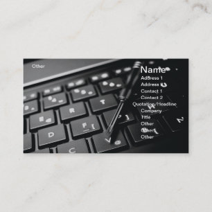 Cartão De Visita Servço informático