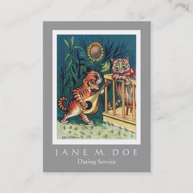 Cartão De Visita Serviço/casamenteiro do namorando - frente e verso (Frente)