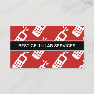 Cartão De Visita Serviço Celular de Telefone Móvel
