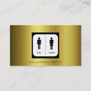 Cartão De Visita Serviço da empregada doméstica do guarda do guarda