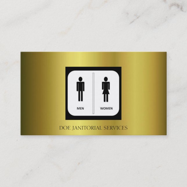 Cartão De Visita Serviço da empregada doméstica do guarda do guarda (Frente)