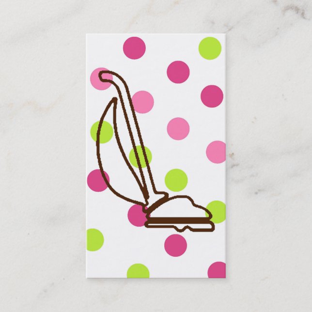 Cartão De Visita Serviço da limpeza (Frente)