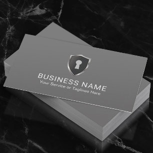 Cartão De Visita Serviço de Armazenamento de Logotipo do Keyhole d