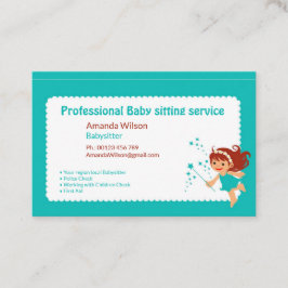 Cartão De Visita Serviço de babá