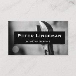 Cartão De Visita Serviço de canalização