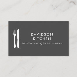 Cartão De Visita Serviço de Catering