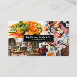 Cartão De Visita Serviço de Catering de Cheio de Fotografias Person