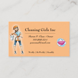 Cartão De Visita Serviço de Limpeza da Casa da Pessegueira