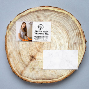 Cartão De Visita Serviço de Limpeza Limpeza feminina