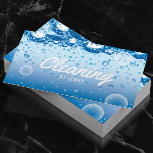 Cartão De Visita Serviço de Limpeza Profissional