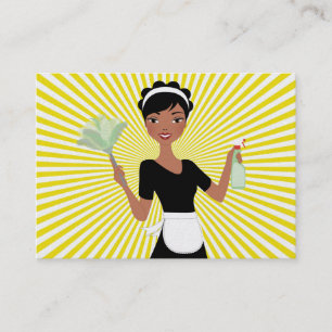 Cartão De Visita Serviço de limpeza - SRF