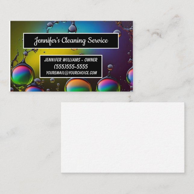 Cartão De Visita Serviço de Manutenção da Casa (Frente/Verso)