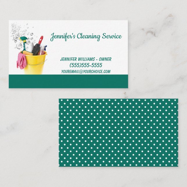 Cartão De Visita Serviço de Manutenção da Casa (Frente/Verso)