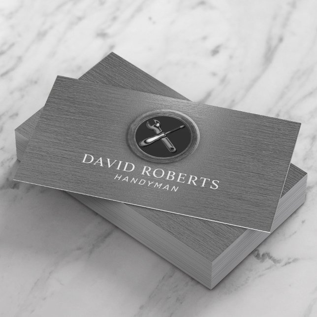 Cartão De Visita Serviço de Manutenção Manual de Reparo Automático  (Criador carregado)