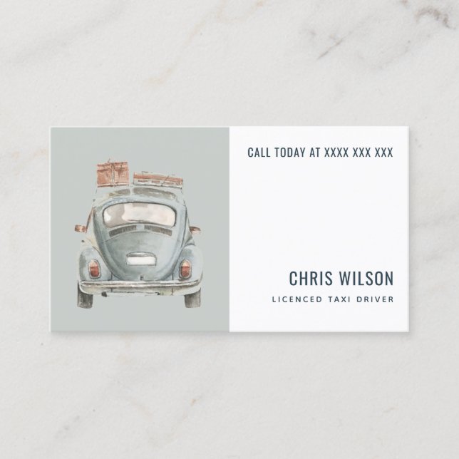 CARTÃO DE VISITA SERVIÇO DE MOTORISTA DE CABO DE CAMPO DE AQUECIMEN (Frente)