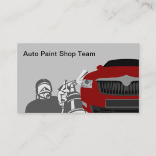Cartão De Visita Serviço de Pintura Automotiva