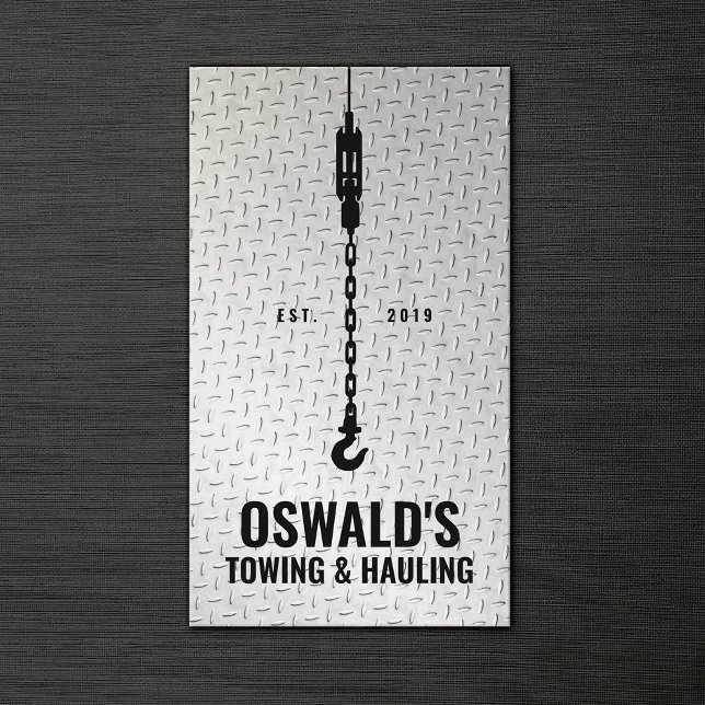 Cartão De Visita Serviço de reboque e assalto (Criador carregado)