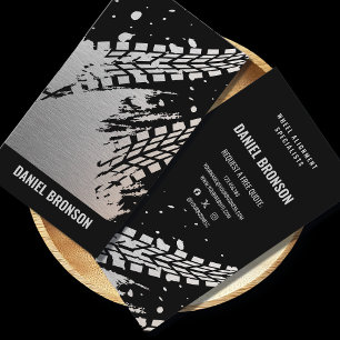 Cartão De Visita Serviço de Reparo Mecânico Automático de Automóvei