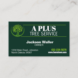 Cartão De Visita Serviço de Trimagem em Árvore