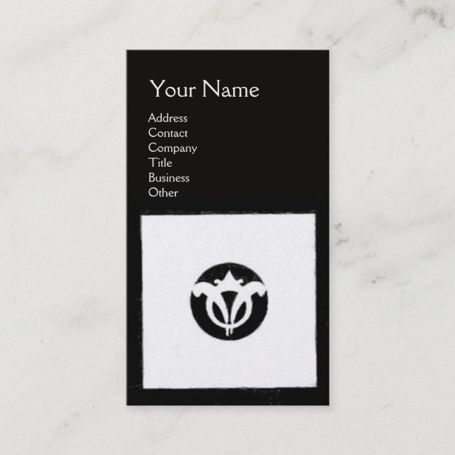 Cartão De Visita Serviço Jurídico FLORENTINE RENAISSANCE HARMONY (Frente)