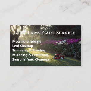 Cartão De Visita Serviço Premium Lawnpro