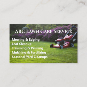 Cartão De Visita Serviço Premium Lawnpro