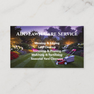 Cartão De Visita Serviço Premium Lawnpro