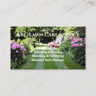 Cartão De Visita Serviço Premium Lawnpro