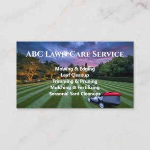 Cartão De Visita Serviço Premium Lawnpro