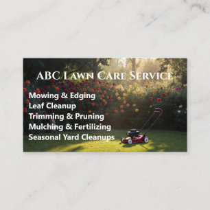 Cartão De Visita Serviço Premium Lawnpro