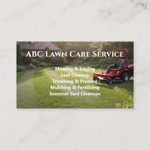 Cartão De Visita Serviço Premium Lawnpro
