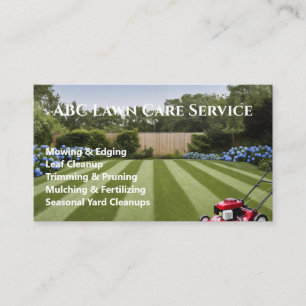 Cartão De Visita Serviço Premium Lawnpro