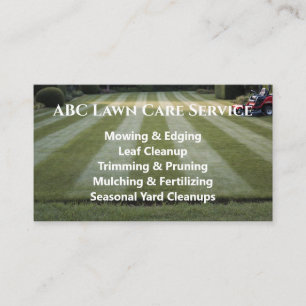 Cartão De Visita Serviço Premium Lawnpro