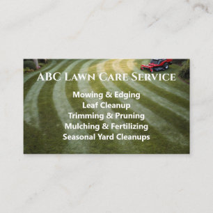 Cartão De Visita Serviço Premium Lawnpro