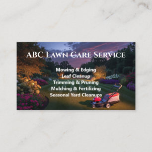 Cartão De Visita Serviço Premium Lawnpro
