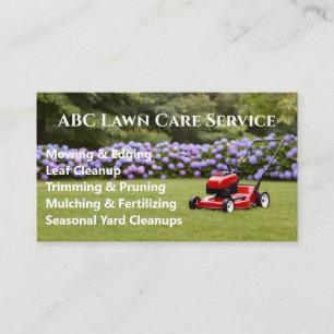 Cartão De Visita Serviço Premium Lawnpro