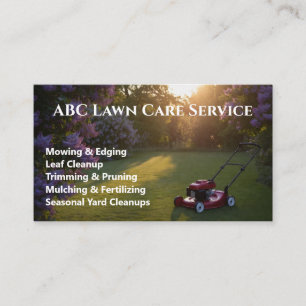 Cartão De Visita Serviço Premium Lawnpro