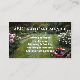Cartão De Visita Serviço Premium Lawnpro