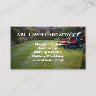 Cartão De Visita Serviço Premium Lawnpro